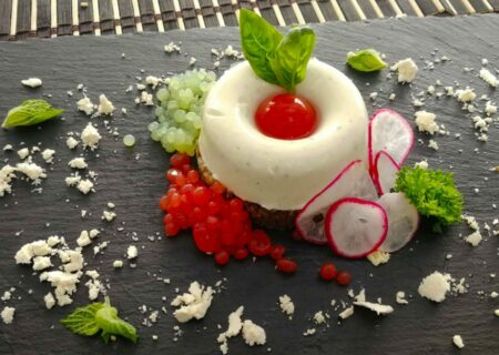 Cheesecake al basilico